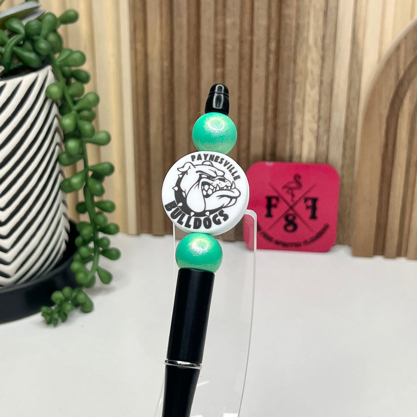 Opal Bulldog Plastic Pen